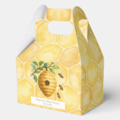 Honingbijenkorf Baby shower Bedankdoosjes (Voorkant)