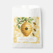 Honingbijenkorf Baby shower Bedankzakje (Voorkant)