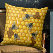 Honingbijenkorf Dripping Honingraat Kussen