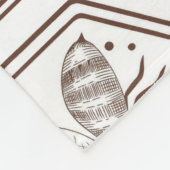 Honingbijenkorf Fleece Deken (Hoek)