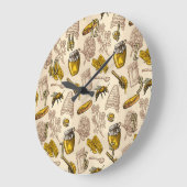 Honingbijenkorf Geel  Organic Grote Klok (Hoek)