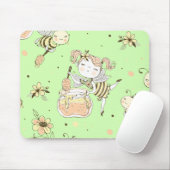 honingbijenkorf muismat (Met muis)