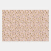 Honingbijenkorf op roze inpakpapier vel (Voorkant 2)