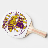 Honingbijenkorf Tafeltennisbatje (Zijkant)