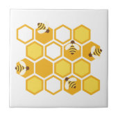 Honingbijenkorf Tegeltje (Voorkant)