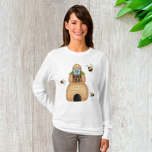 Honingbijenkorf Vrouwen Long-Sleeve T-shirt