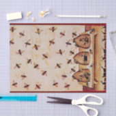 HONINGBIJENKORVEN ,BIJENTEELT, BIJENHOUDERSBENODIG TISSUEPAPIER (Craft)