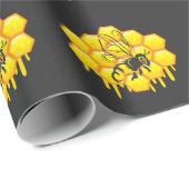 Honingbijenkorven Comb-bijenhouder Apiarist-bijenh Cadeaupapier (Rol Hoek)