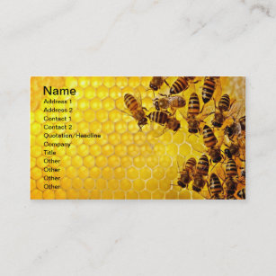 Honingbijenliefhebber bijenteelt visitekaartje