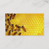 Honingbijenliefhebber bijenteelt visitekaartje (Achterkant)