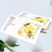 Honingbijenliefhebber bijenteelt visitekaartje