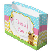 Honingbijenpartij: Birthday Beer en Bumble Bee Par Groot Cadeauzakje (Achterkant Gekanteld)