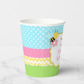 Honingbijenpartij: Birthday Beer en Bumble Bee Par Papieren Bekers (Rechts)