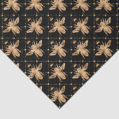 Honingbijenpatroon Antiek Tissuepapier (Detail)