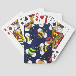 Honingbijenpatroon Pokerkaarten