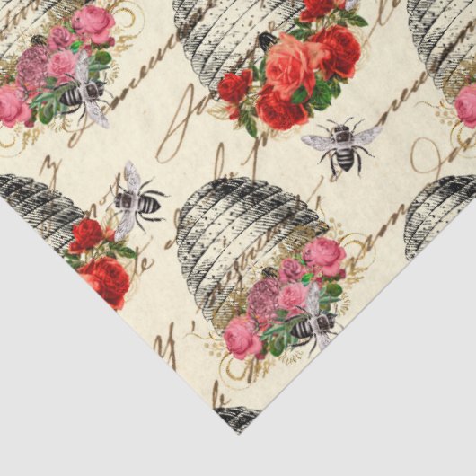 honingbijenserie Design 8 Weefselpapier Tissuepapier (Detail)