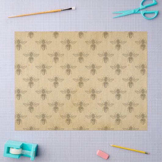  honingbijenserie Design 9 Weefselpapier Tissuepapier (Craft)