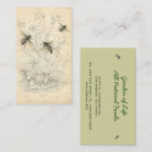  Honingbijentekening, Douane Visitekaartje (Voorkant / Achterkant)