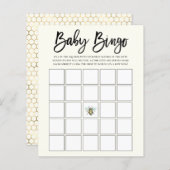 Honingbijenthema Baby Bingo Game (Voorkant / Achterkant)