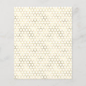 Honingbijenthema Baby Bingo Game (Achterkant)