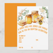 Honingbijenuitnodiging Kaart (Voorkant / Achterkant)