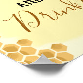 Honingbijenvoeding en -Drink Poster (Hoek)