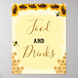 Honingbijenvoeding en -Drink Poster