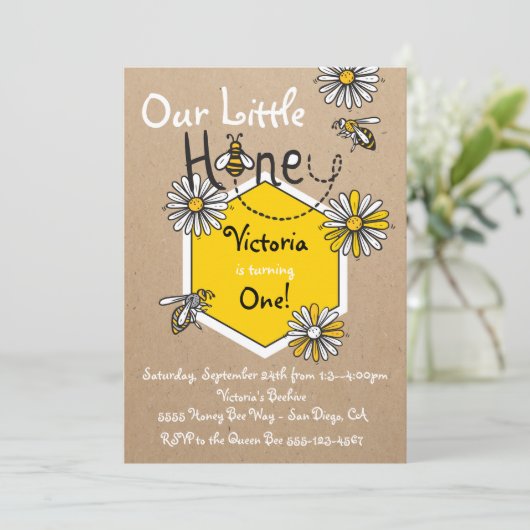 Honingbijenwedstrijd Kaart (Staand voorkant)