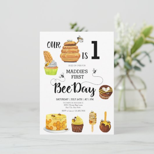 Honingbijenwedstrijd Kaart (Staand voorkant)