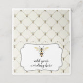 Honingbonpatroon Plaatskaartje (Buitenkant ongevouwen)