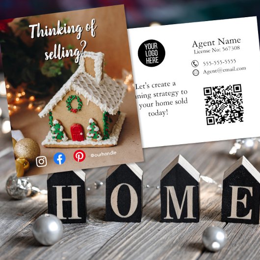 Honingbrood vastgoed marketing flyer klant