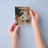 Honingbrood vastgoed marketing flyer klant (Hand)