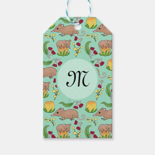 Honingbuidelmuis Cadeaulabel (Voorkant)