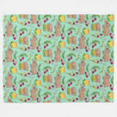 Honingbuidelmuis Fleece Deken (Voorkant (Horizontaal))