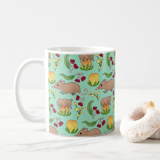 Honingbuidelmuis Koffiemok (Met donut)