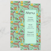 Honingbuidelmuis Menu (Voorkant / Achterkant)