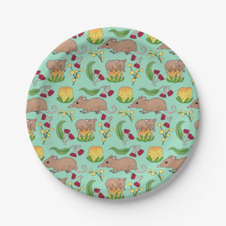 Honingbuidelmuis Papieren Bordje