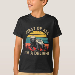 Honingdas eerst een genot Grappige Honingdas T-shirt