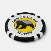 Honingdas Onverschrokken Spreuk Poker Chips (Enkel)