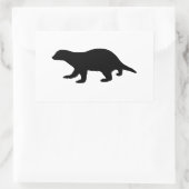 Honingdas Rechthoekige Sticker (Tas)