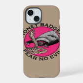 Honingdas versus Slang Quote iPhone 15 Case (Achterkant)