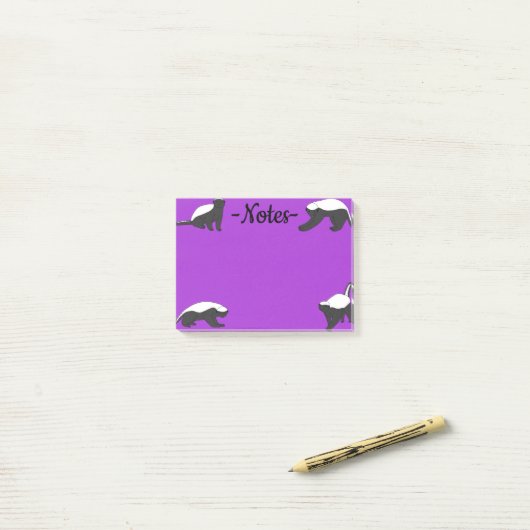 Honingdassen Post-it® Notes (Op bureau)