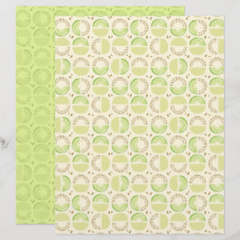 Honingdauw scrapbookpapier