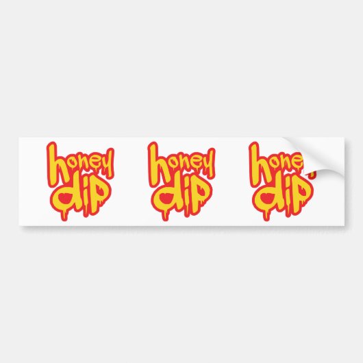 honingdip bumpersticker (Voorkant)