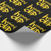 honingdip cadeaupapier (Hoek)