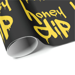 honingdip cadeaupapier