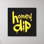 honingdip canvas afdruk (Voorkant)
