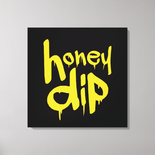 honingdip canvas afdruk (Voorkant)