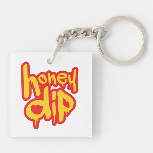 honingdip sleutelhanger (Achterkant)