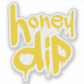 honingdip sticker (Voorkant)
